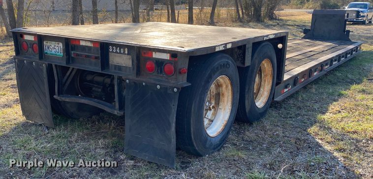 image for item DL6916 1977 Birmingham 822 DLS  lowboy equipment trailer