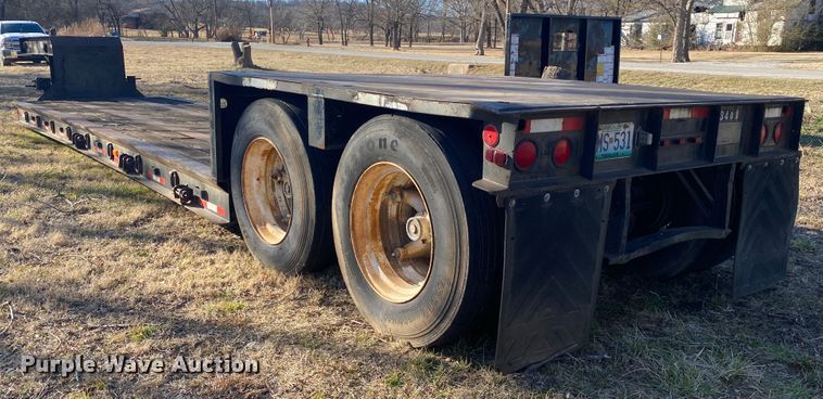image for item DL6916 1977 Birmingham 822 DLS  lowboy equipment trailer