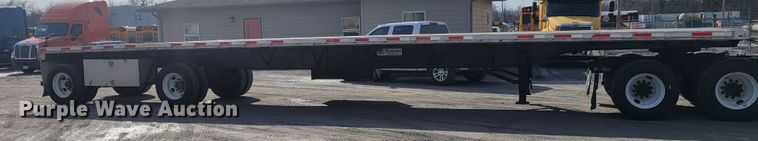 image for item HK9297 2016 Transcraft Eagle II  flatbed trailer