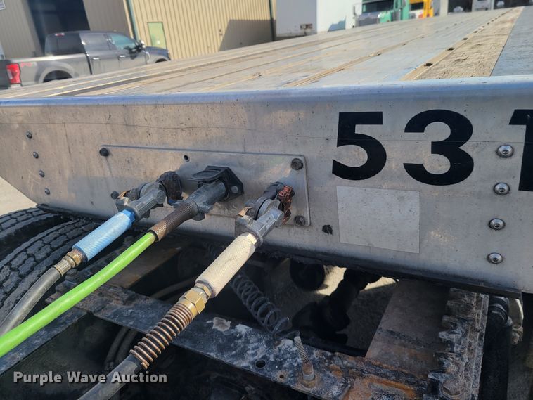 image for item HK9297 2016 Transcraft Eagle II  flatbed trailer