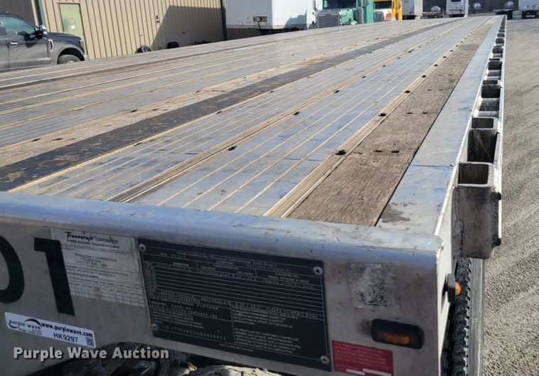 image for item HK9297 2016 Transcraft Eagle II  flatbed trailer