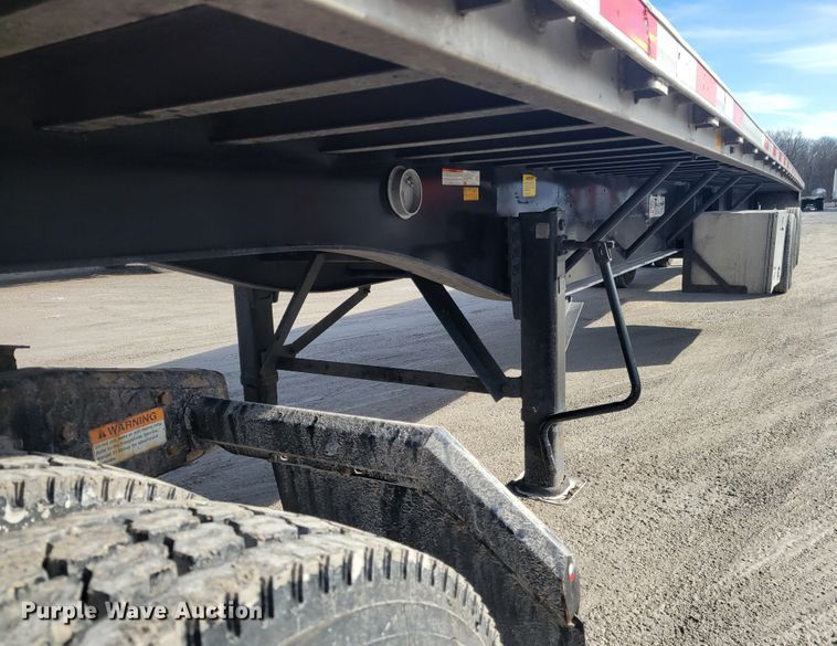 image for item HK9297 2016 Transcraft Eagle II  flatbed trailer