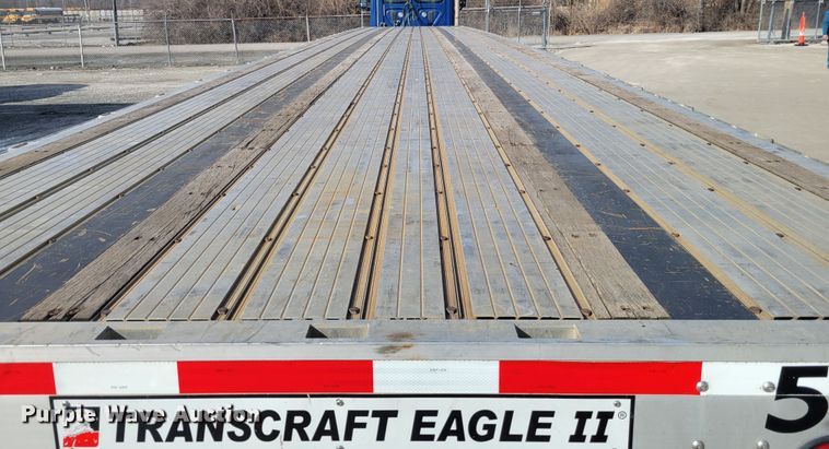 image for item HK9297 2016 Transcraft Eagle II  flatbed trailer
