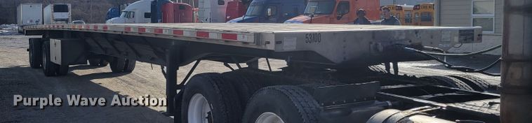 image for item HK9298 2015 Transcraft Eagle II  flatbed trailer