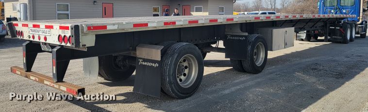 image for item HK9298 2015 Transcraft Eagle II  flatbed trailer