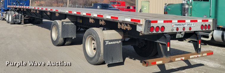 image for item HK9298 2015 Transcraft Eagle II  flatbed trailer