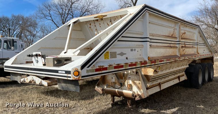 image for item IJ9695 1998 Beall BSBDS-21-1-HH  bottom dump trailer