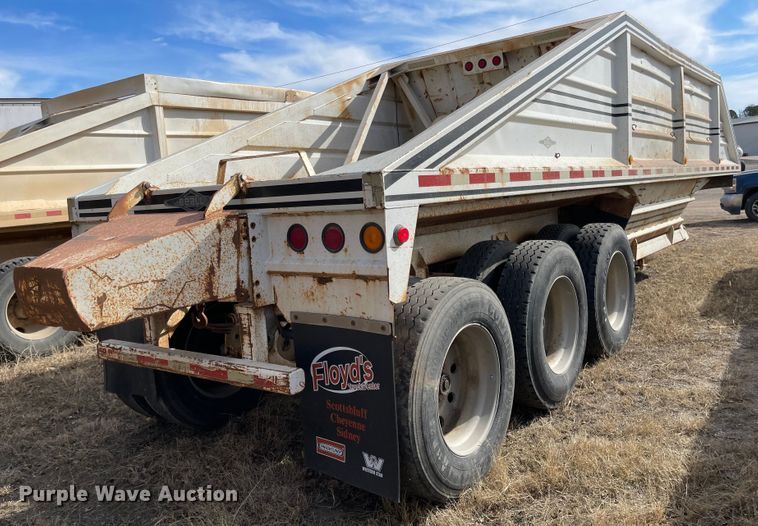 image for item IJ9695 1998 Beall BSBDS-21-1-HH  bottom dump trailer