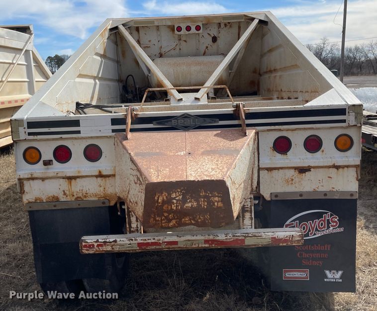 image for item IJ9695 1998 Beall BSBDS-21-1-HH  bottom dump trailer