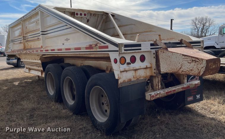 image for item IJ9695 1998 Beall BSBDS-21-1-HH  bottom dump trailer