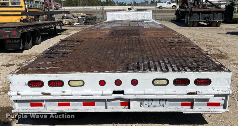 image for item IJ9718 2001 Dakota Trail-eze  drop deck trailer