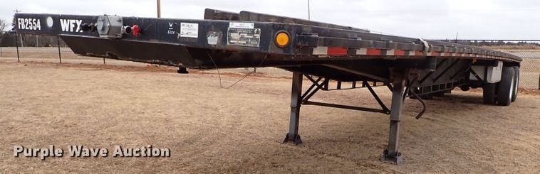 image for item IS9477 1997 Aztec  flatbed trailer