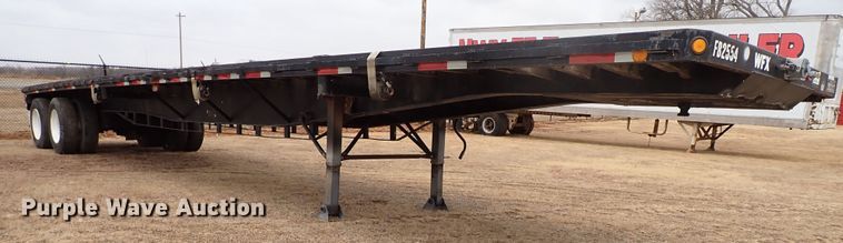 image for item IS9477 1997 Aztec  flatbed trailer