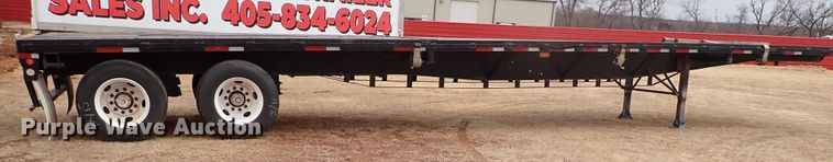 image for item IS9477 1997 Aztec  flatbed trailer