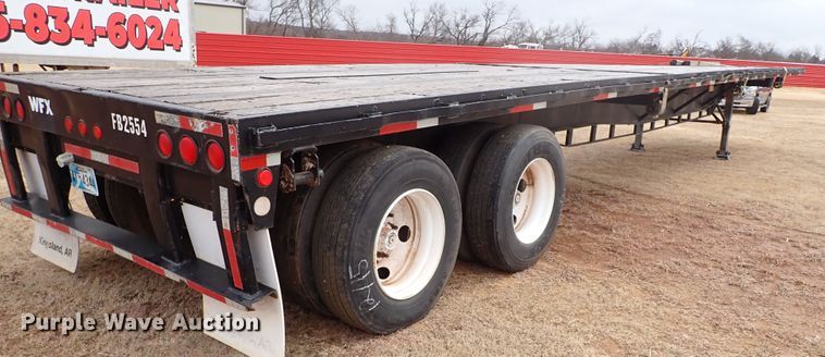 image for item IS9477 1997 Aztec  flatbed trailer