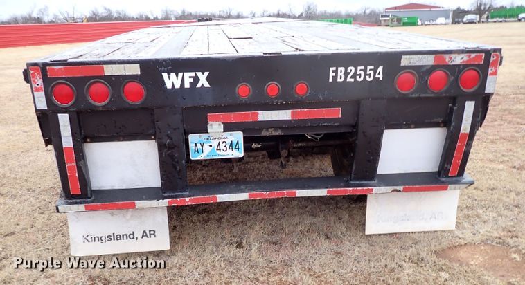 image for item IS9477 1997 Aztec  flatbed trailer