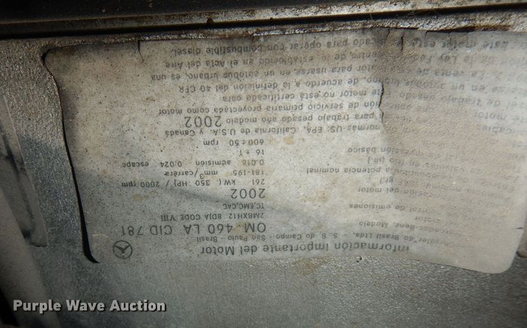 image for item JE9619 2003 Freightliner FL112  semi truck