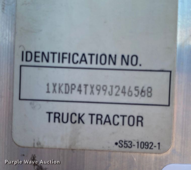 image for item JN9178 2009 Kenworth T800  winch truck