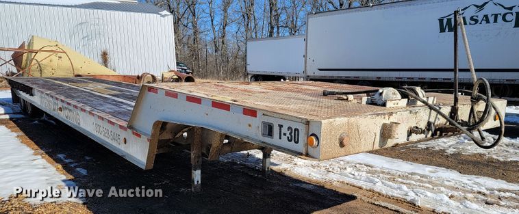 image for item JP9032 1994 Landoll 317A  drop deck equipment trailer