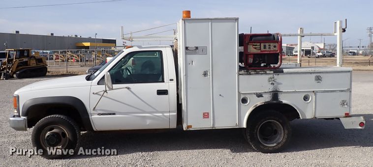 image for item DC4073 1998 Chevrolet K3500  utility bed pickup truck