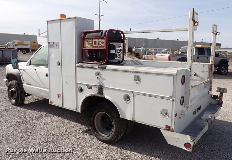 image for item DC4073 1998 Chevrolet K3500  utility bed pickup truck
