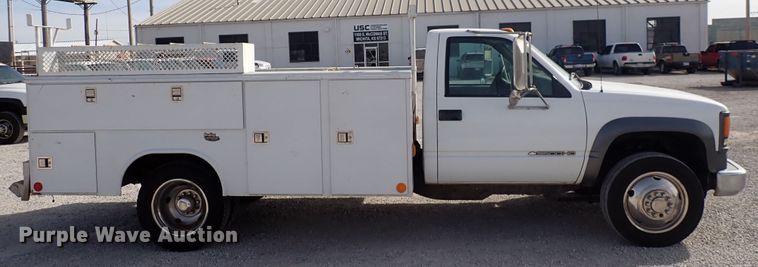 image for item DC4074 2000 Chevrolet C3500  utility bed pickup truck