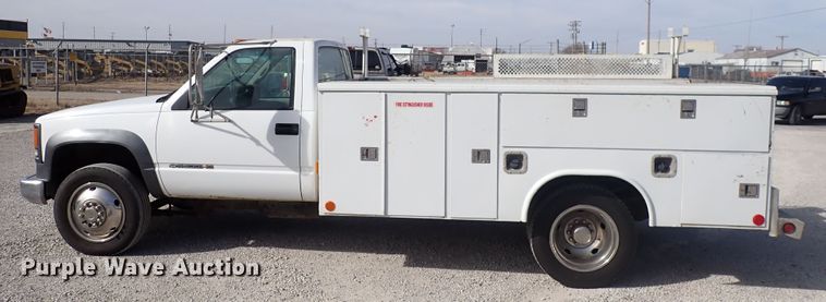 image for item DC4074 2000 Chevrolet C3500  utility bed pickup truck