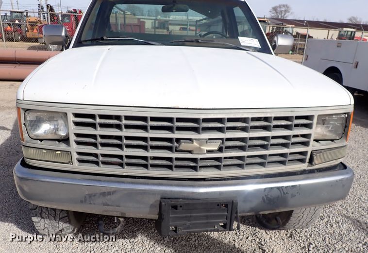 image for item DC4077 1990 Chevrolet K3500  utility bed pickup truck