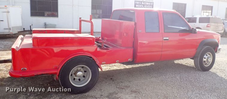 image for item DC4081 1992 Chevrolet K3500  flatbed pickup truck