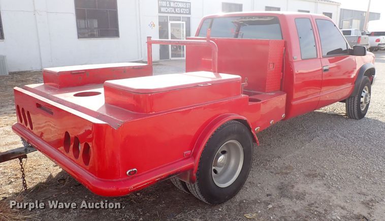 image for item DC4081 1992 Chevrolet K3500  flatbed pickup truck