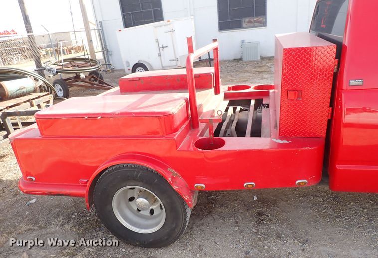 image for item DC4081 1992 Chevrolet K3500  flatbed pickup truck