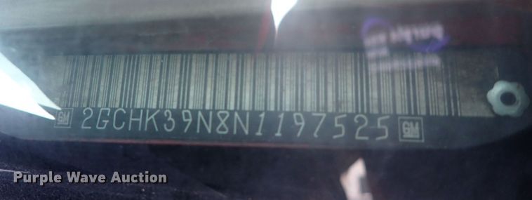 image for item DC4081 1992 Chevrolet K3500  flatbed pickup truck