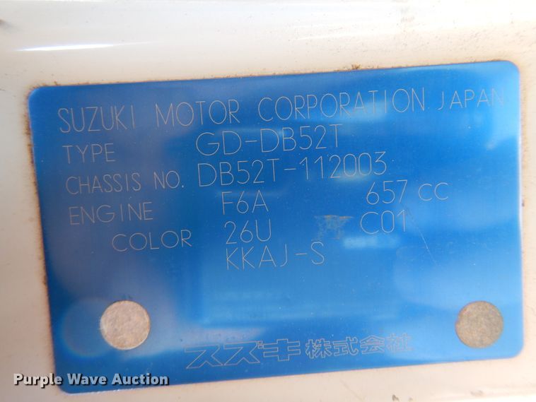 image for item DF0067 1999 Suzuki GD-DB52T  mini truck