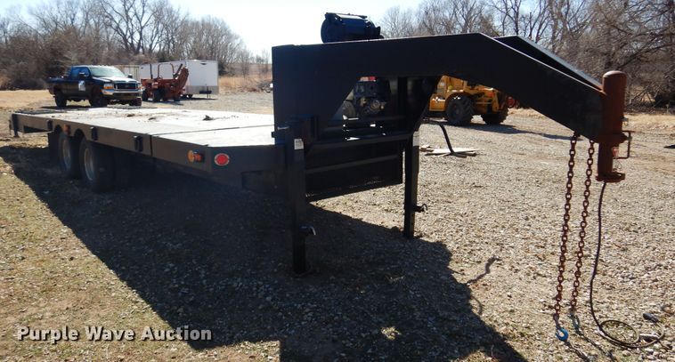 image for item DF0070 1991 Shop Made  tilt deck equipment trailer