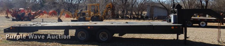 image for item DF0070 1991 Shop Made  tilt deck equipment trailer