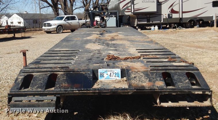 image for item DF0070 1991 Shop Made  tilt deck equipment trailer