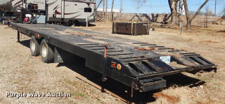 image for item DF0070 1991 Shop Made  tilt deck equipment trailer