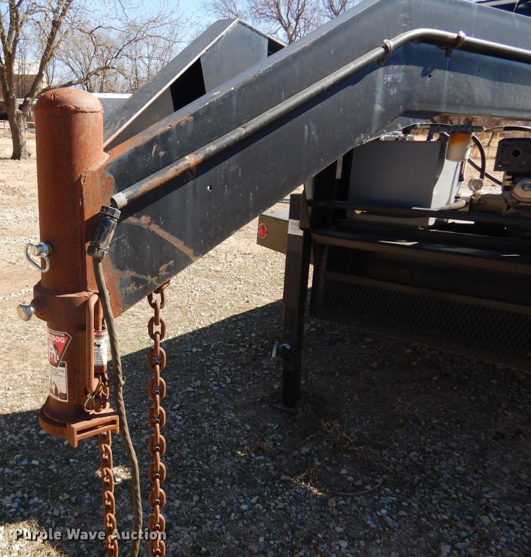 image for item DF0070 1991 Shop Made  tilt deck equipment trailer