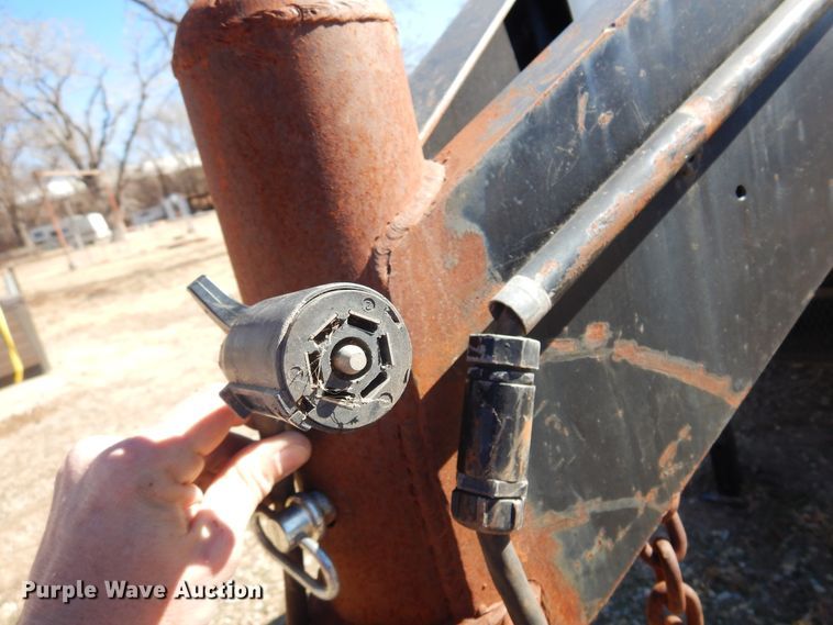 image for item DF0070 1991 Shop Made  tilt deck equipment trailer