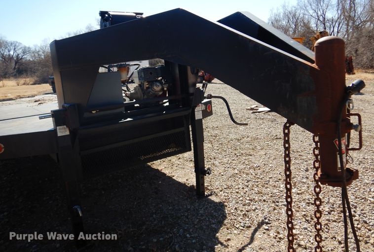 image for item DF0070 1991 Shop Made  tilt deck equipment trailer