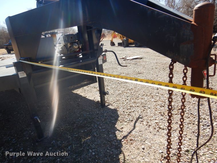 image for item DF0070 1991 Shop Made  tilt deck equipment trailer