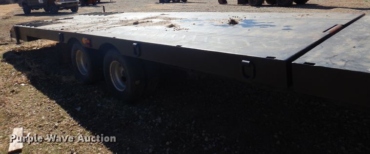 image for item DF0070 1991 Shop Made  tilt deck equipment trailer