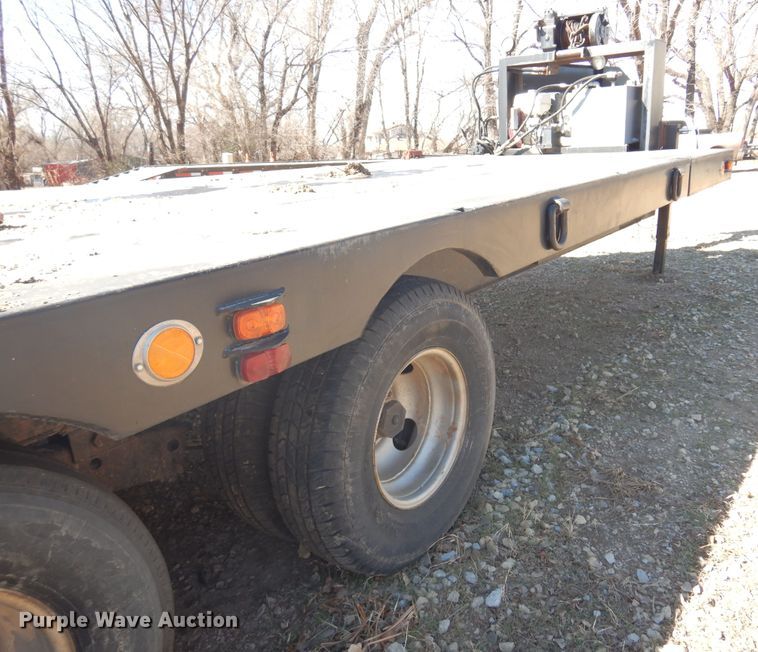 image for item DF0070 1991 Shop Made  tilt deck equipment trailer