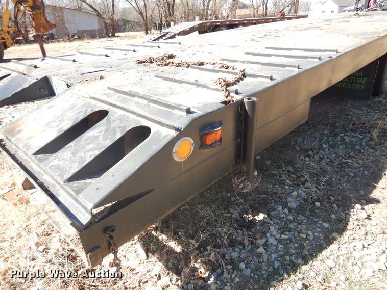 image for item DF0070 1991 Shop Made  tilt deck equipment trailer