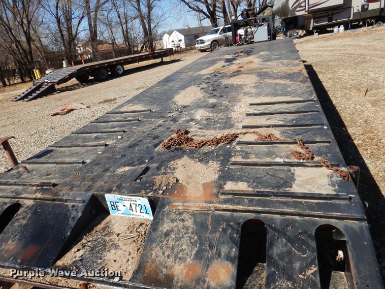 image for item DF0070 1991 Shop Made  tilt deck equipment trailer