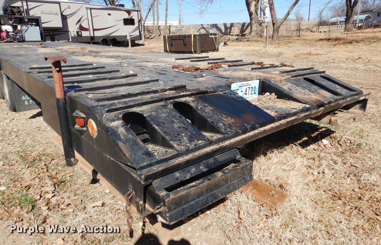 image for item DF0070 1991 Shop Made  tilt deck equipment trailer