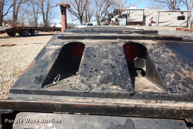 image for item DF0070 1991 Shop Made  tilt deck equipment trailer