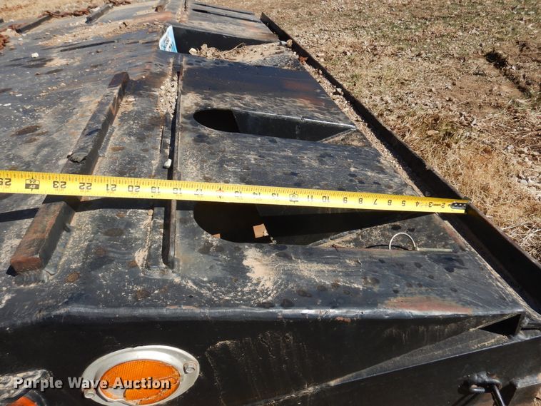 image for item DF0070 1991 Shop Made  tilt deck equipment trailer