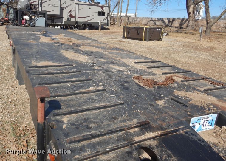 image for item DF0070 1991 Shop Made  tilt deck equipment trailer