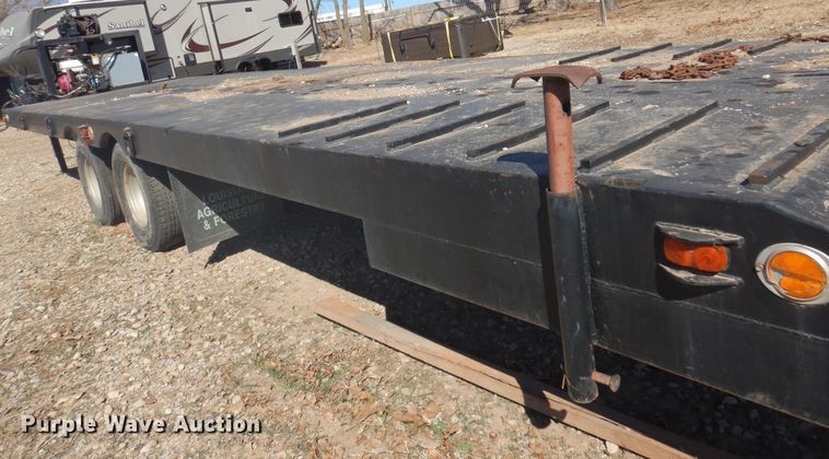 image for item DF0070 1991 Shop Made  tilt deck equipment trailer